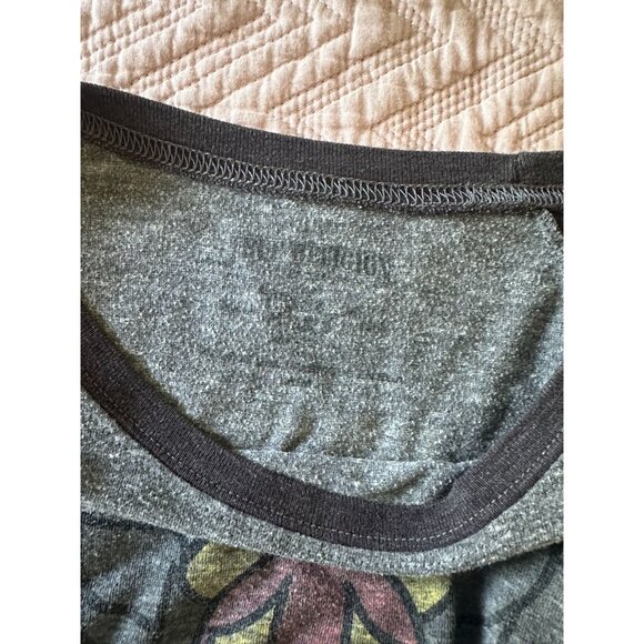 True Religion gray 2 tone L/S shirt Medium - Picture 3 of 4